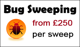 Bug Sweeping Cost in Farnham